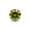 фианит искусственный swarovski зеленый хризолитовый круг 1